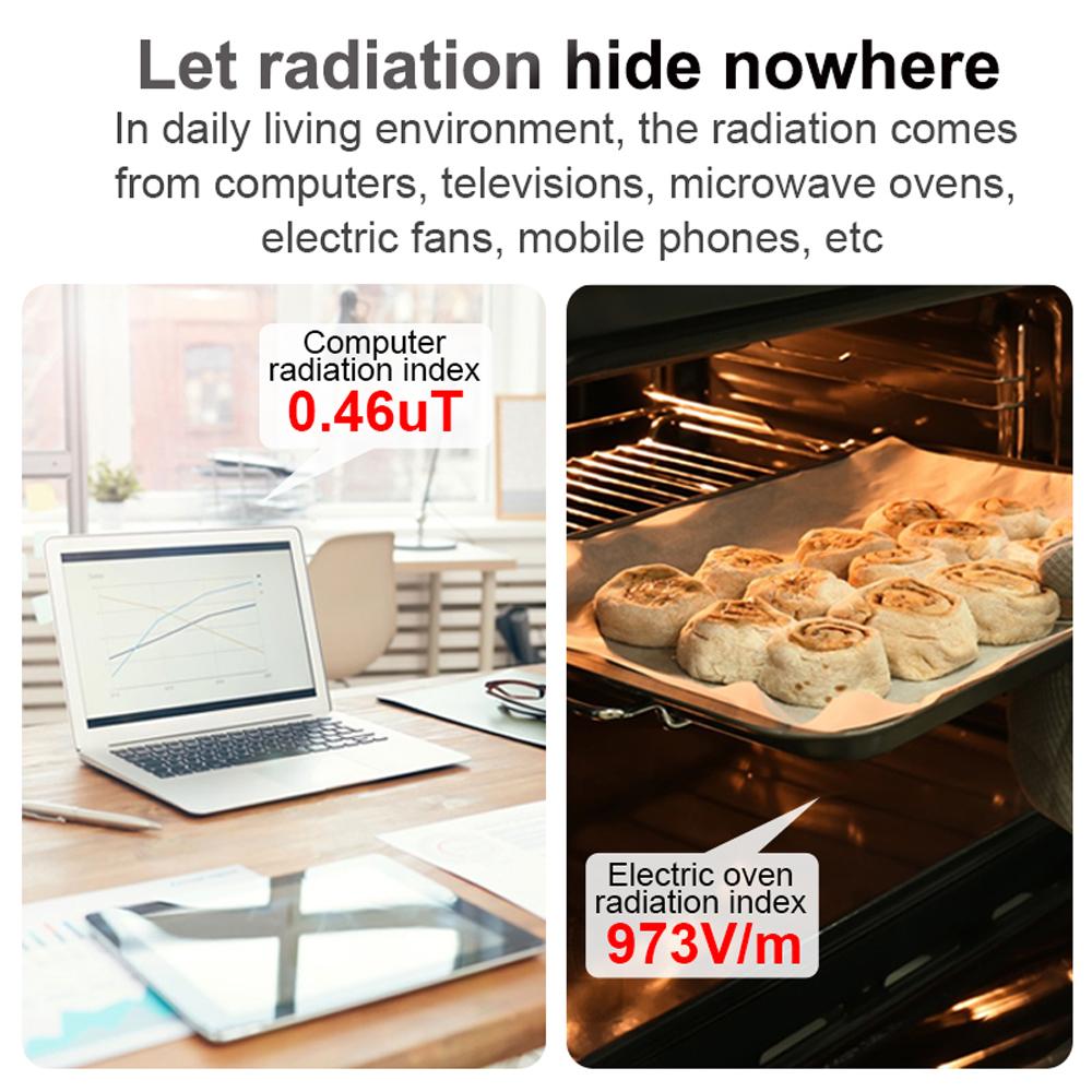 Ручной портативный детектор электромагнитного излучения, бытовой, лабораторный, больничный, многофункциональный