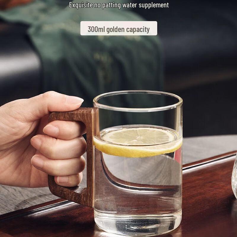 TXRMDX Transparent Heat-Resistant Glass Cup