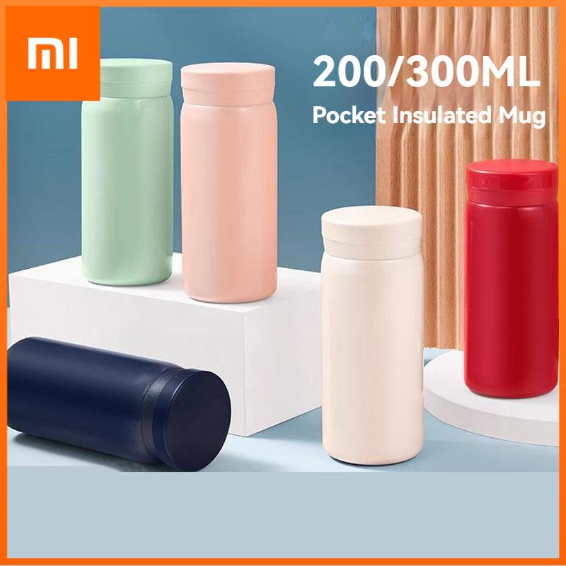 Xiaomi 200 мл/300 мл Мини-термокружка из нержавеющей стали Карманная кружка Автомобильный термос Кофейная кружка Портативная термобутылка для воды с защитой от протечек