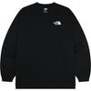 The North Face Унисекс свободная футболка с длинным рукавом и круглым вырезом с принтом NT7TS01J