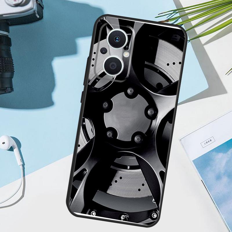 Чехол-накладка со скоростным колесом для спортивного автомобиля для OPPO Reno 12F 11F 13F 14F 8T 7 8 Lite 10 11 12 13 14 OPPO Find X9 X8 X6 X5 Pro