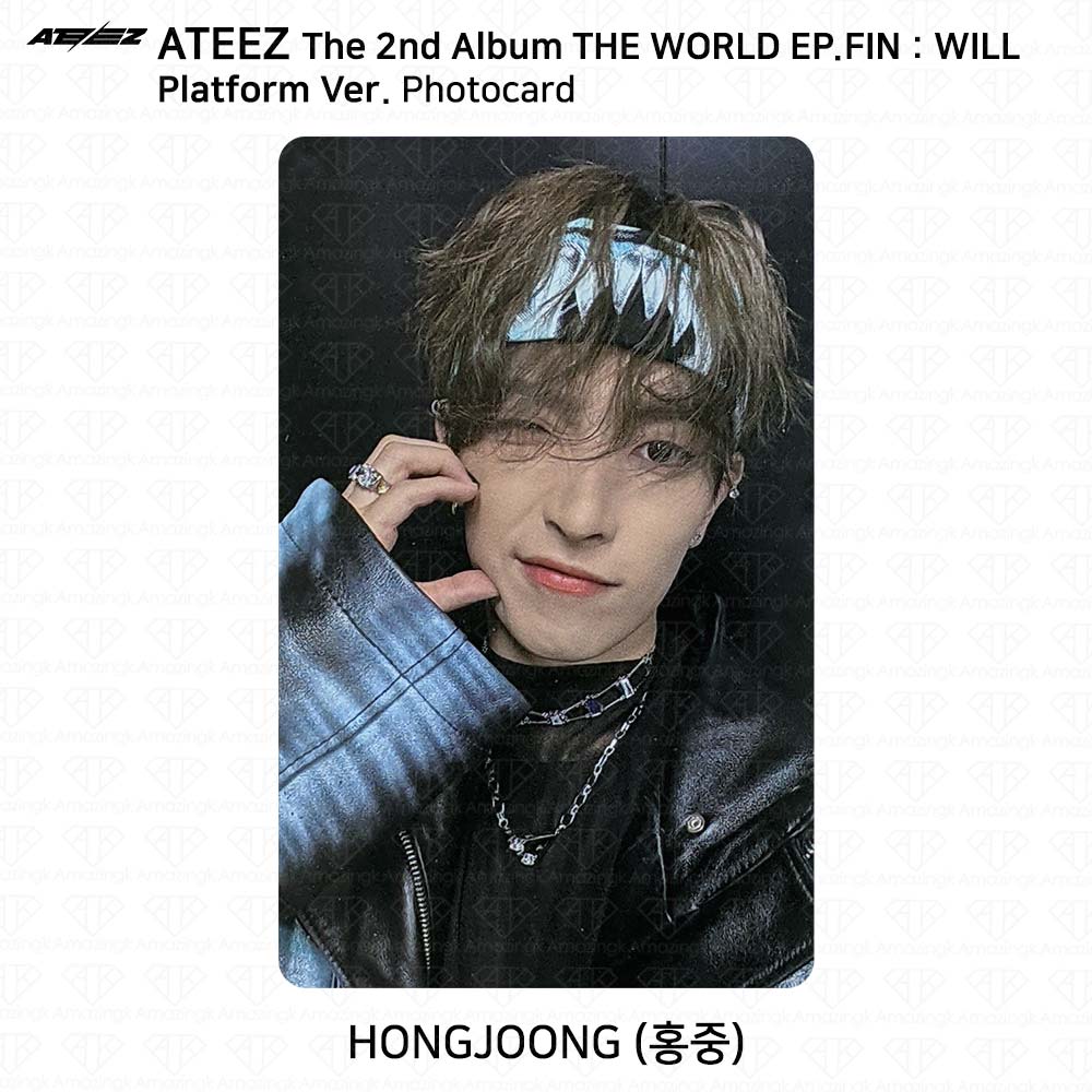 ATEEZ Второй альбом WORLD EP.FIN WILL Platform Ver. Наклейка Polaroid для фотокарточек