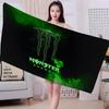 M-MonsterS ЛОГОТИП Энергетическое Микрофибровое Одеяло Быстросохнущие Пляжные Полотенца Большого Размера С Печатью Супервпитывающее Полотенце-Одеяло для Бассейна