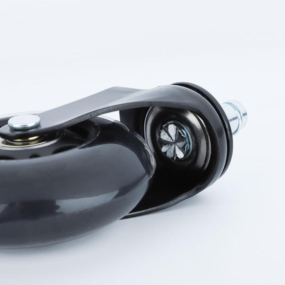 5 шт. Бесшумные Поворотные Резиновые Колесики PU Поворотные Колесики Новое Универсальное Колесо для Домашнего Офисного Стула