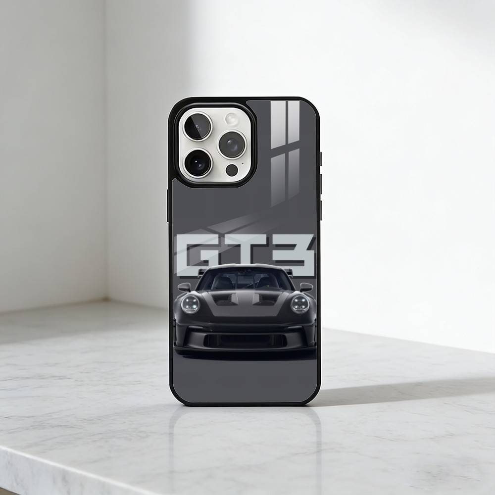 PRO-Cars GT 3-RS Топ Суперавтомобилей Чехол для Телефона Для iPhone17,16,15,14,13 Plus,Pro Max Магнитный Для Magsafe Беспроводной Зарядки