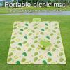 Водонепроницаемый коврик для пикника с защитой от песка, легкое складное одеяло, большой уличный пляжный коврик, многофункциональное одеяло семейного размера для кемпинга, пешего туризма, лужайки
