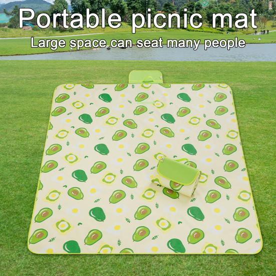 Водонепроницаемый коврик для пикника с защитой от песка, легкое складное одеяло, большой уличный пляжный коврик, многофункциональное одеяло семейного размера для кемпинга, пешего туризма, лужайки