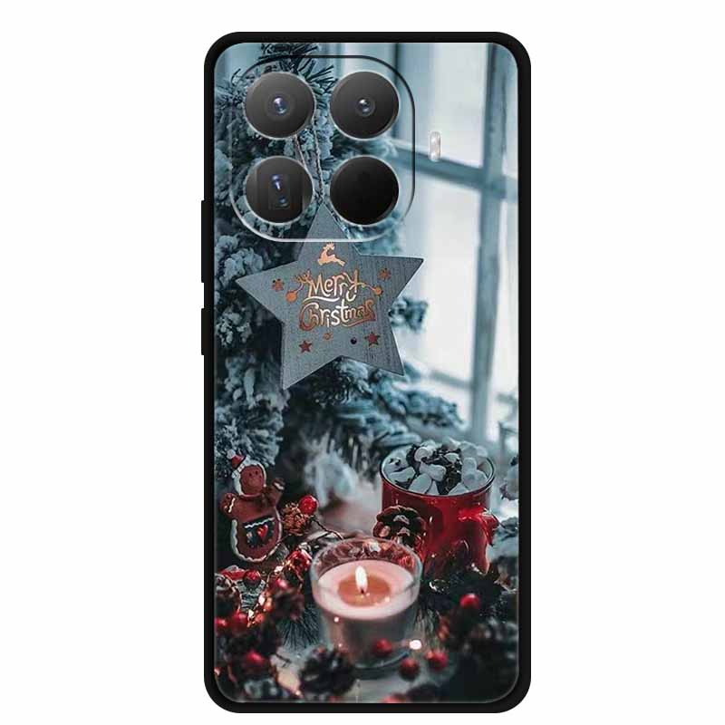 Christmas Case For Xiaomi 15T Pro Shockproof Soft Back Cover Silicone TPU Shell for Xiaomi 15 T pro Bumper Phone Protector Bags