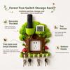 3D Printed Forest Tree Hole Switch Storage Rack Creative Remote control storage  Living Room Decor