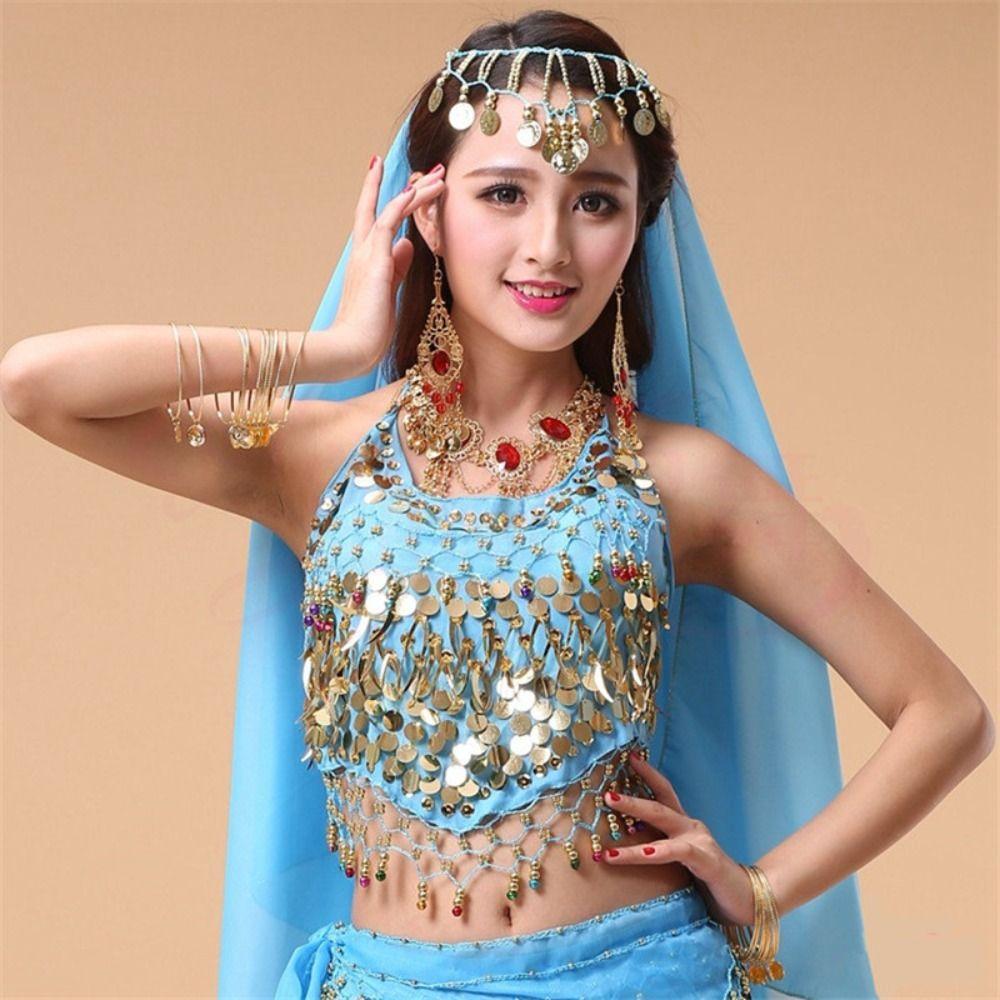Fringe Belly Dance Sequin Top Bras Show Costumes Creative Performance Costume Lady