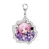6 см Honkai Star Rail Аниме Игра Брелок Двусторонний Мультяшная Фигурка Lunae Blade Брелок для Женщин Автомобиля Сумки Телефона Подвеска Подарки