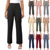 Women's Straight Pants Fashion Casual Pants Nine Point Harlan Pants