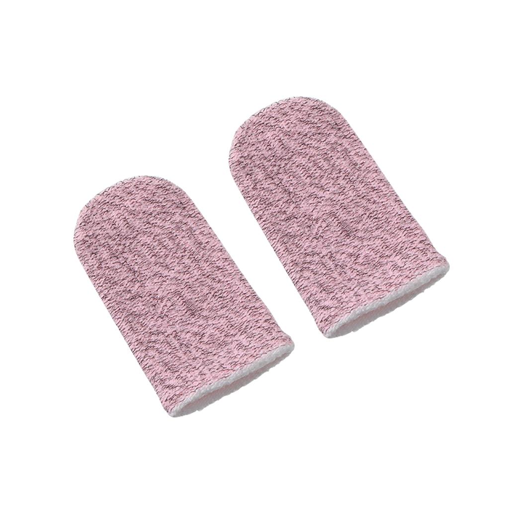 2 шт., устойчивые к поту противоскользящие напальчники из углеродного волокна, игровые плавные в эксплуатации эластичные контроллеры, аксессуары для рук геймеров