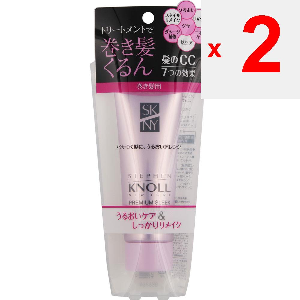 Kose Steven Knoll Premium Sleek Nuance Arrange Treatment (для вьющихся волос) 80 г. Процедуры вне ванны Нанесите небольшое количество (1-2 жемчужины) на ладонь руки