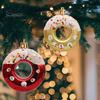 4 шт. рождественские украшения, подвески в виде пончиков, подвесные украшения для рождественской елки, реквизит для вечеринки, подвеска, домашний декор