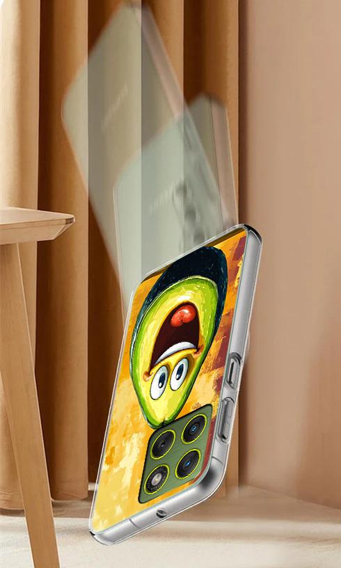 Etui Do Motorola Edge 70 Obudowa Foto Case Plecki Grafika Awokado + Szkło