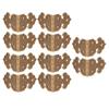 10sets Brackets Copper Corner Protector Vintage Bronze Box Corner Protector Brass Furniture Corner Protection Cabinets