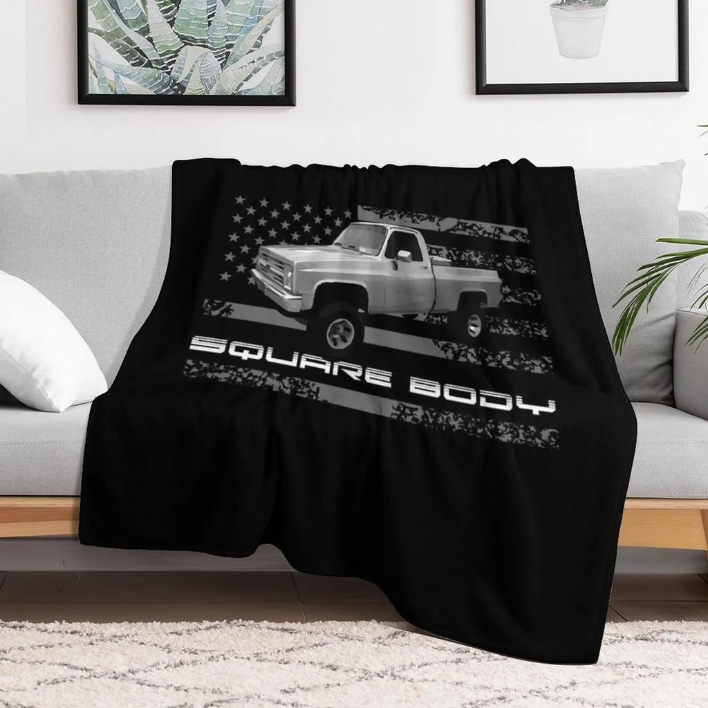 Плед 1985 K10 Square Body Пикап Теплый Уютный Плед для Гостиной Дивана