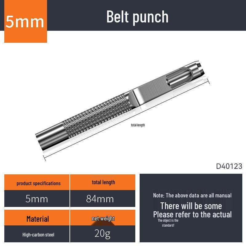 Прямой удар: Компактный ручной инструмент для пробивания отверстий из кожи и липы для ремней и ремешков для часов
