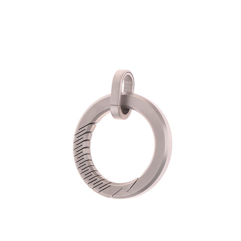 Брелок из титанового сплава для ключей, мужской брелок с многофункциональной пряжкой, индивидуальность