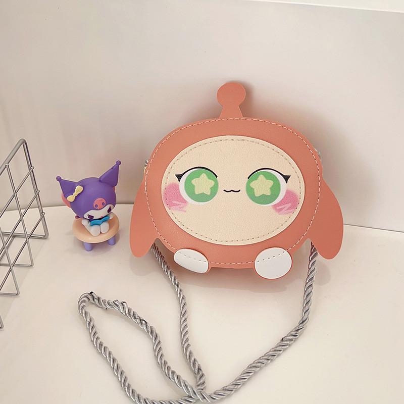 Trendy Pu Lightweight Cartoon Small Bag For Girls Ideal For Daily Use In Bright Colors