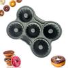 Силиконовая форма для пончиков Аксессуары для выпечки Форма для шоколадного печенья торта Черная