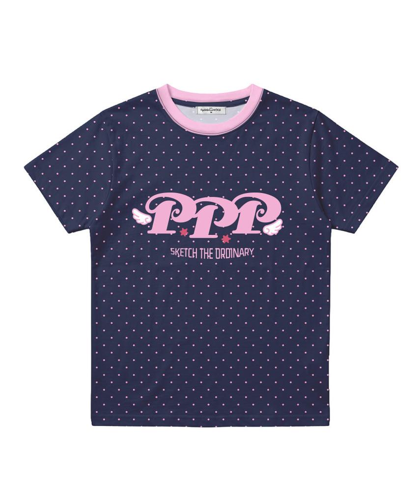 PAGESIISII Ppp Angel Print Dot Standard Fit Short Sleeve T-Shirt [3 Colors]