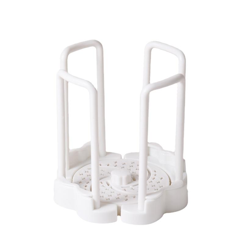 Многофункциональная полка для кухонной мойки с выдвижным сливным лотком и вращающейся корзиной