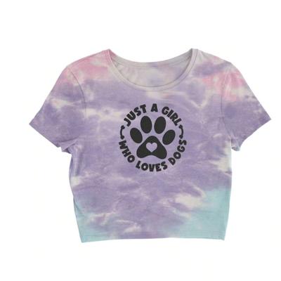 Модная женская креативная красочная футболка с принтом «Аврора» и когтями собак, забавная повседневная футболка с короткими рукавами и круглым вырезом, летняя женская футболка