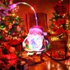Christmas Projector Lamp Toys Kids Portable Night Walking Lantern Christmas Balls Fairy Handle Light Colorful Luminous Toy Ball