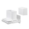 New Bathroom Soap Holder No Punching Soap Grindings Box Wall Hollowed Bottom Soap Case with Presses Box Shower Dispenser