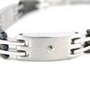 Les Trésors De Lily [E9168] - Men's Bracelet 'Peaceful' Steel - 21 Cm 8 Mm