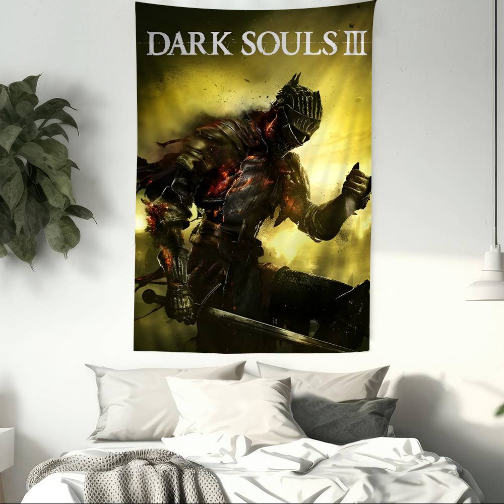 DARK SOULS Приключенческая игра Подвесной богемный гобелен Подвесной таро Хиппи Настенные ковры Комната Домашний декор