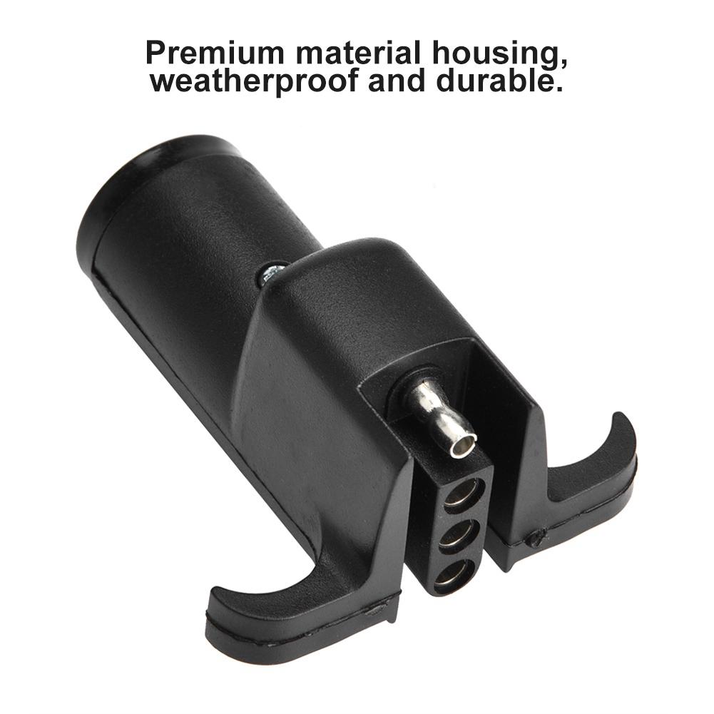 Адаптер-конвертер вилки розетки прицепа автомобиля с 6 на 4 контакта Караван Фаркоп Буксировочный разъем 12В