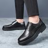 2024 Бренд Весна Осень Мужские Туфли На Шнуровке Повседневные Черные Кожаные Туфли Мужские Лоферы Роскошные Свадебные Вечерние Мужские Туфли Мужские