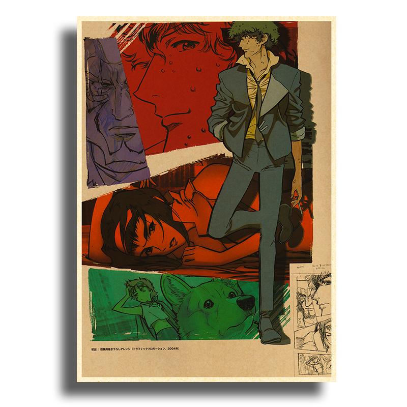 Cowboy Bebop Wall Decor Poster Wall Art Picture Wall Decor Canvas Painting Living Room Home Decoration Print Room Decor