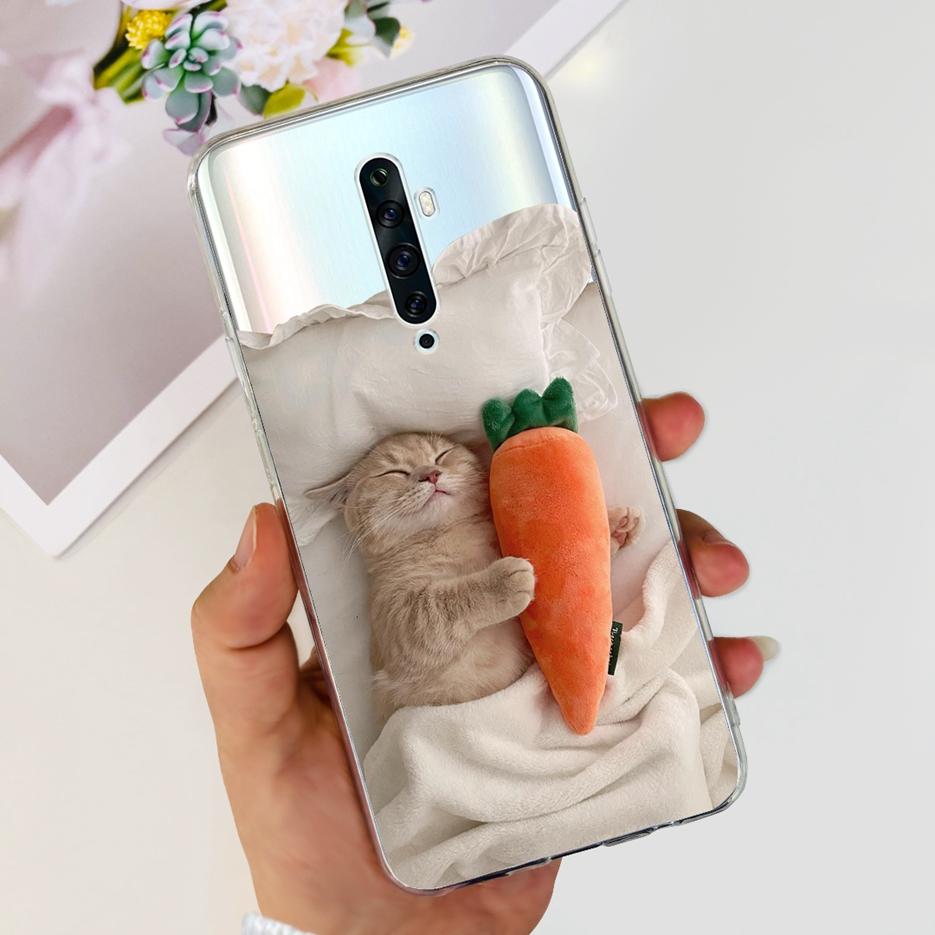 Чехол для Oppo Reno 2 2F 2Z Роскошный Расписной Чехол Прозрачный Силиконовый Чехол для Телефона Для Oppo Reno2 F Reno 2Z Reno2 Reno2F Reno2Z Мягкие Чехлы