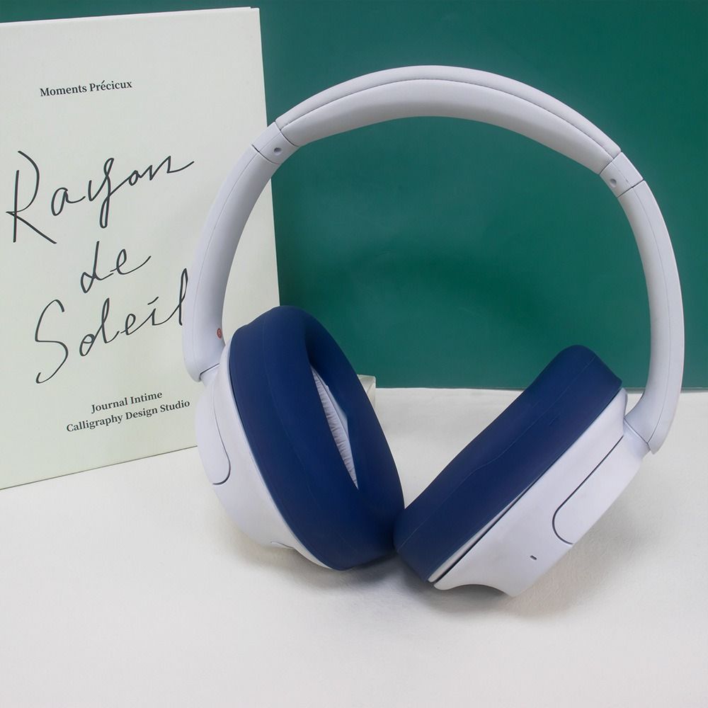 Silicone Wireless Headphones Cover Soft Anti-scratch Ear Pad Cover Headphone Protector for Sony WH-CH720N Bluetooth Headset