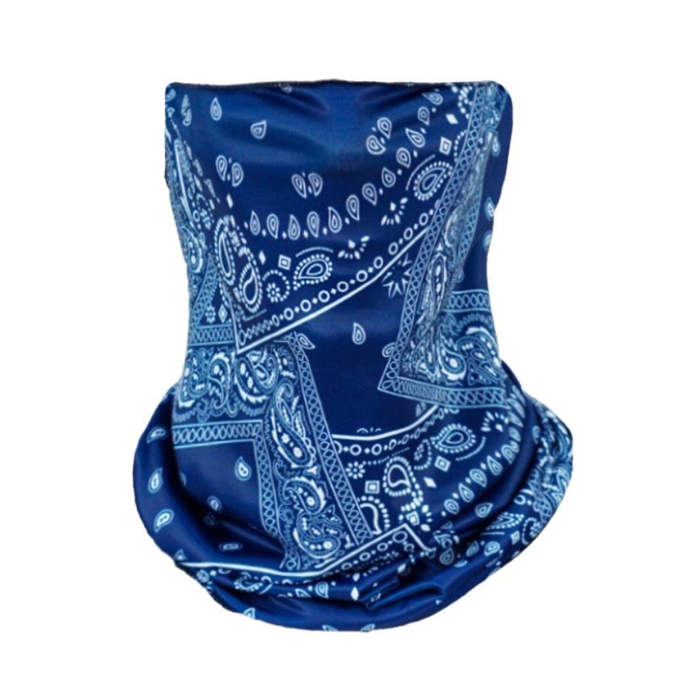 Дышащий прохладный шарф для лица эластичный шарф-балаклава для лица шелковая бандана лето