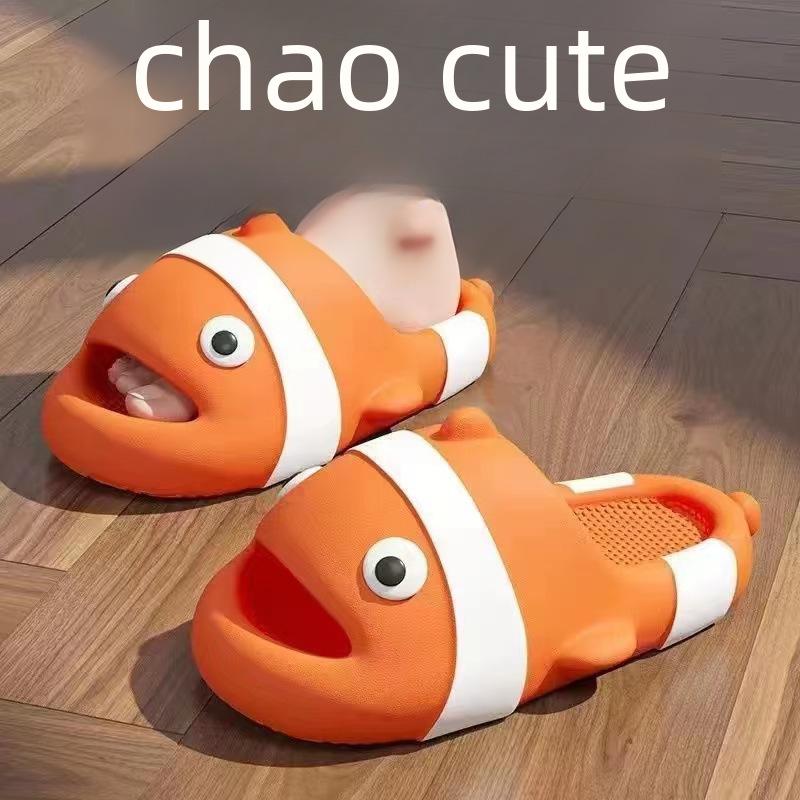 «Женские тапочки с симпатичным мультяшным рисунком, нескользящие, для лета, для дома и улицы, с супермягкой подошвой»