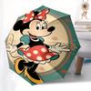 Minnie Mouse, Automatic Opening and Closing Umbrella, Compact Travel Umbrella, Lightweight and Portable, Suitable for Beach Commuting Busine