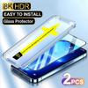 2pcs Tempered Glass For iPhone 14 13 12 11 15 Pro XR XS Max Full Cover Screen Protector Glass