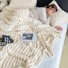 1 шт. утолщенное теплое плюшевое двухстороннее одеяло из кроличьего флиса супермягкое однотонное одеяло для автомобиля и офиса