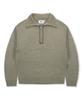 XTONZ Xtk176 Funnel Half Zip Knit (Mocha)