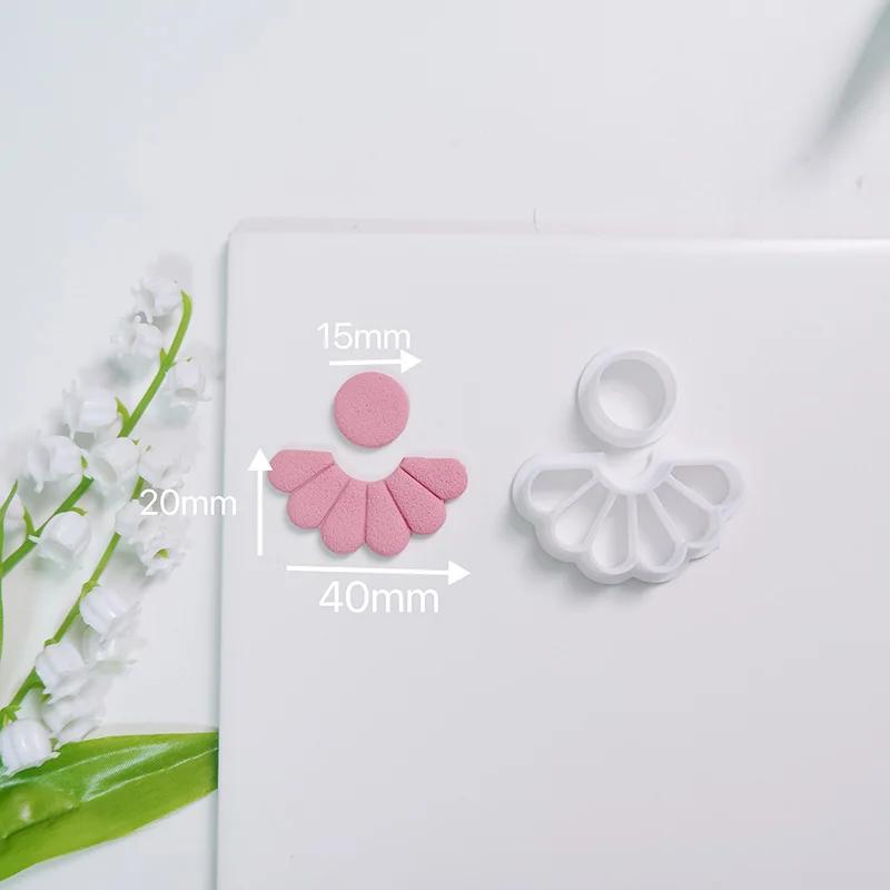 Мягкие керамические серьги, форма для резки, сердце Rainvow, неправильная геометрическая форма, форма для резки Caly, инструмент для самостоятельного изготовления ювелирных изделий, кулонов, гончарных изделий