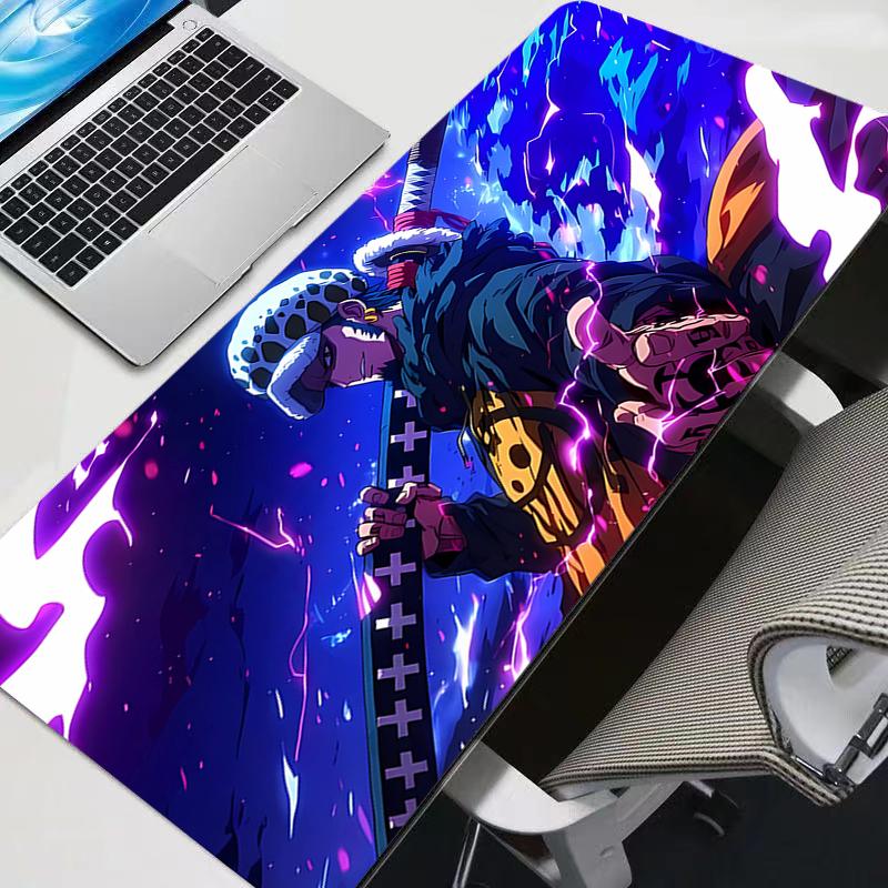 Новые коврики для мыши Большие Аниме One Piece Закон Воды Геймерские Игровые Аксессуары Varmilo Клавиатура ПК Компьютерный Стол Коврик Ковер Коврик для мыши