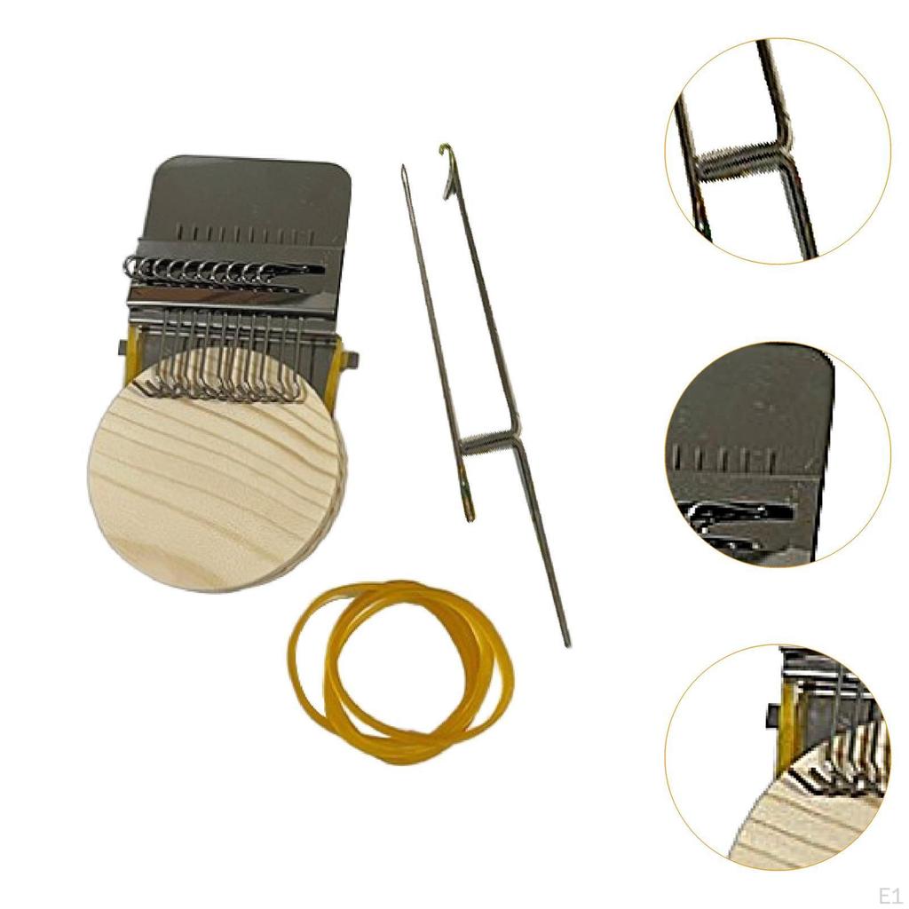 Compact Weaving Loom, Repair Tool for DIY Clothing Projects