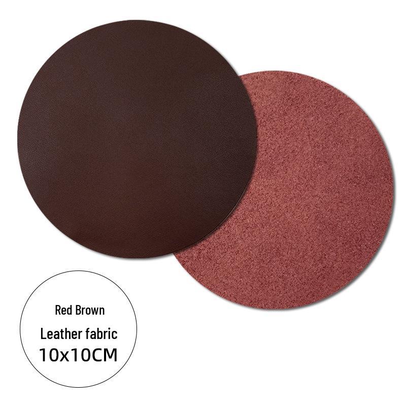 Двусторонние водонепроницаемые нескользящие подставки Cross-Border из искусственной кожи - настраиваемые изоляционные прокладки с корпоративным логотипом