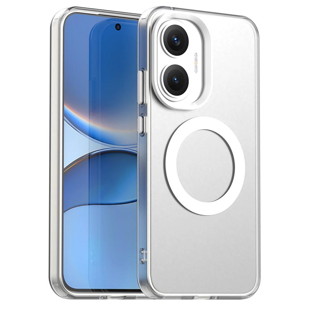 Для Xiaomi Redmi Turbo 4 Pro 5G/Poco F7 5G Магнитный чехол Противоударная гибридная задняя крышка телефона