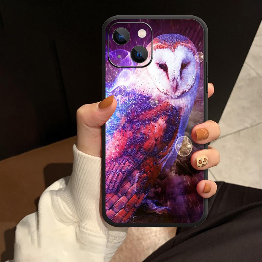 Чехол для телефона с изображением совы и животного для iPhone Samsung Galaxy Redmi Xiaomi Oppo OnePlus Note SA 7 8 9 10 11 12 13 14 20 21 22 23 53 54 Pro Max Plus Ultra TPU Soft